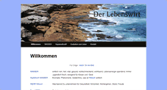 Desktop Screenshot of lebenswirt.com
