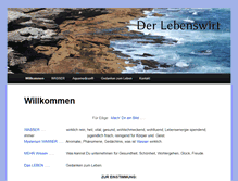 Tablet Screenshot of lebenswirt.com